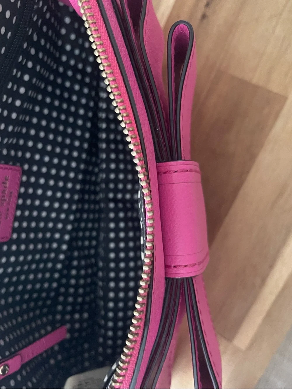 kate spade Hot Pink Bow Crossbody Bag